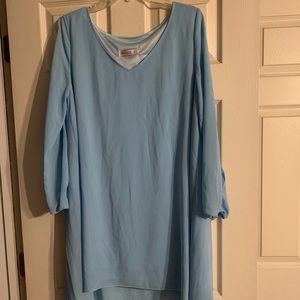 XL baby blue dress